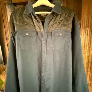 Howler Brothers Navy Quintana Quilt Flannel.